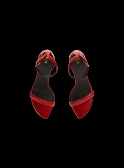 Moneta Patent Leather Sandals-Balmain Cheap