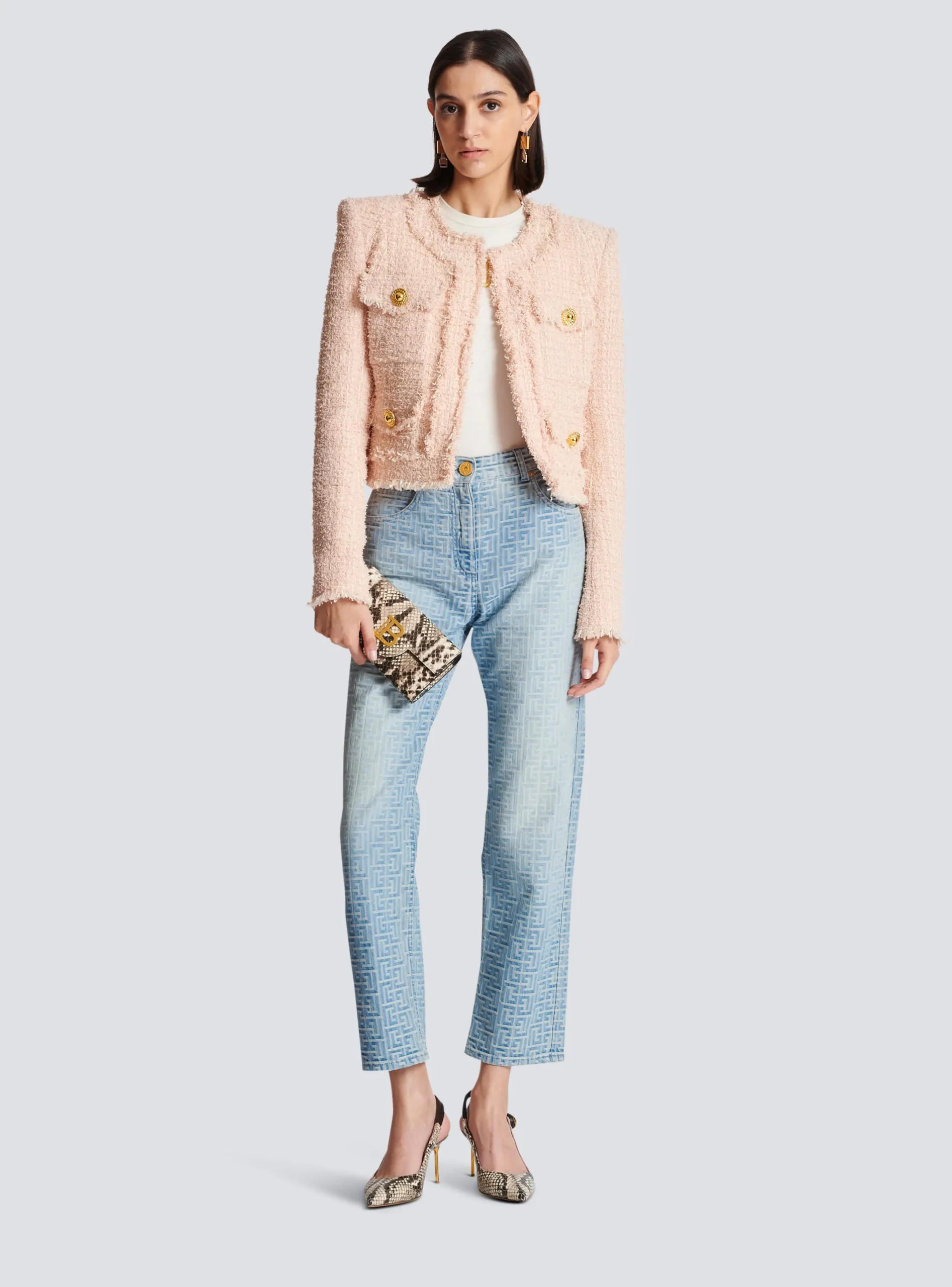 Monogram Classic Jeans-Balmain Sale