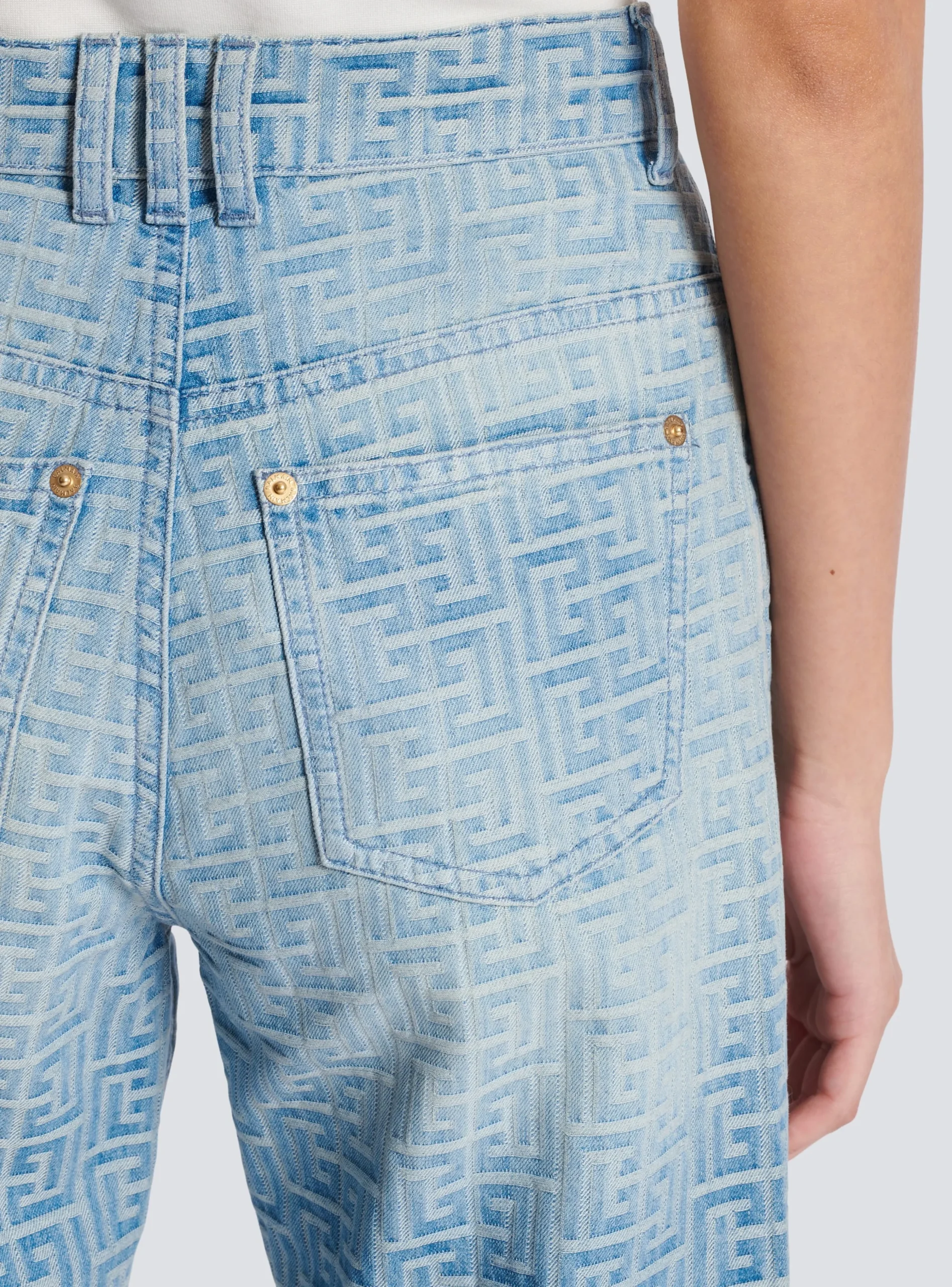 Monogram Classic Jeans-Balmain Sale