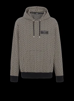 Monogram Hoodie-Balmain Sale