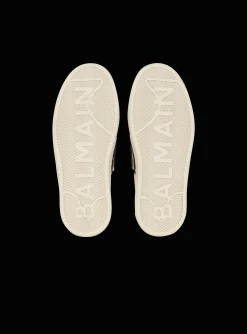 Monogram Jacquard B-Court Sneakers-Balmain Best