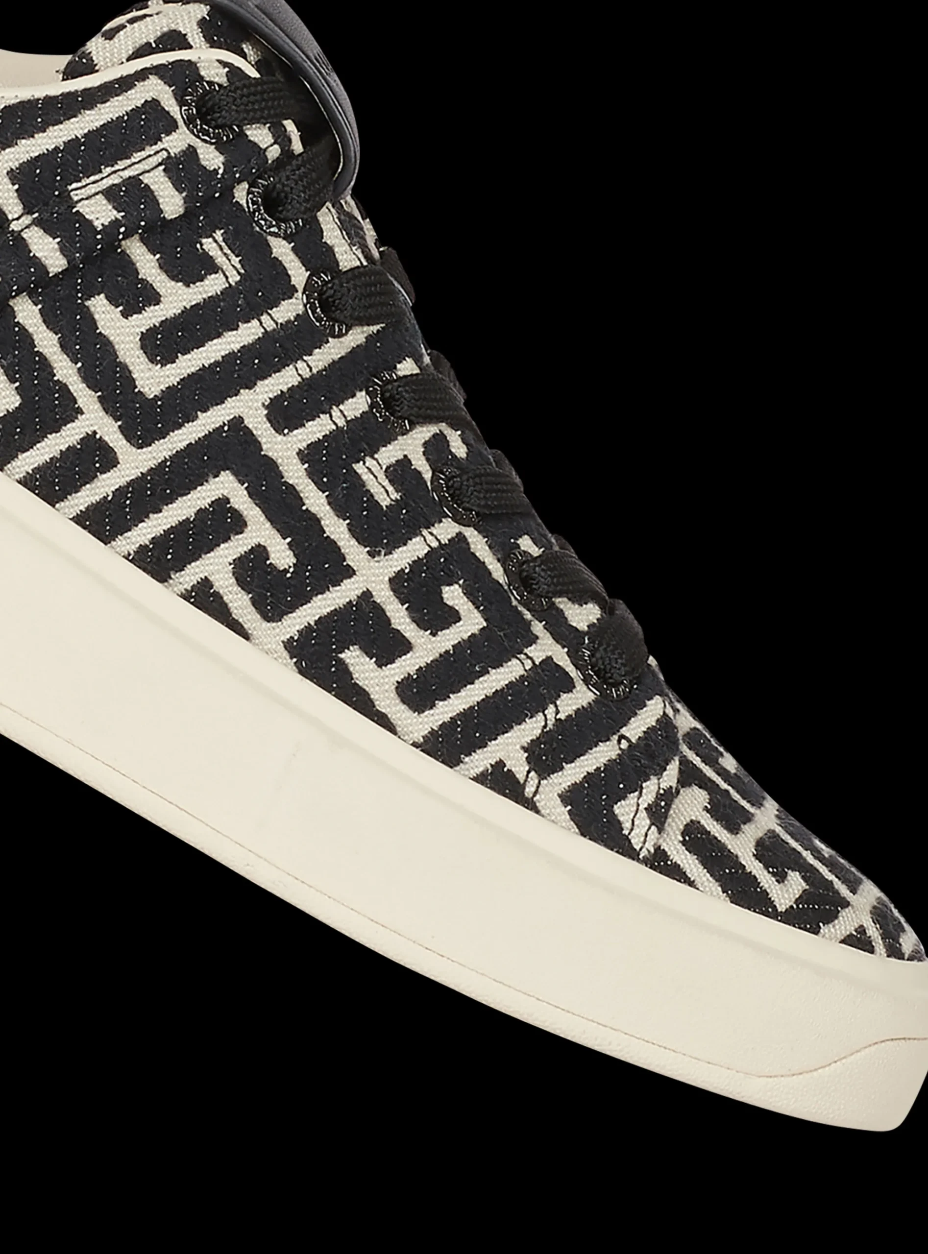 Monogram Jacquard B-Court Sneakers-Balmain Best