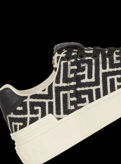 Monogram Jacquard B-Court Sneakers-Balmain Best