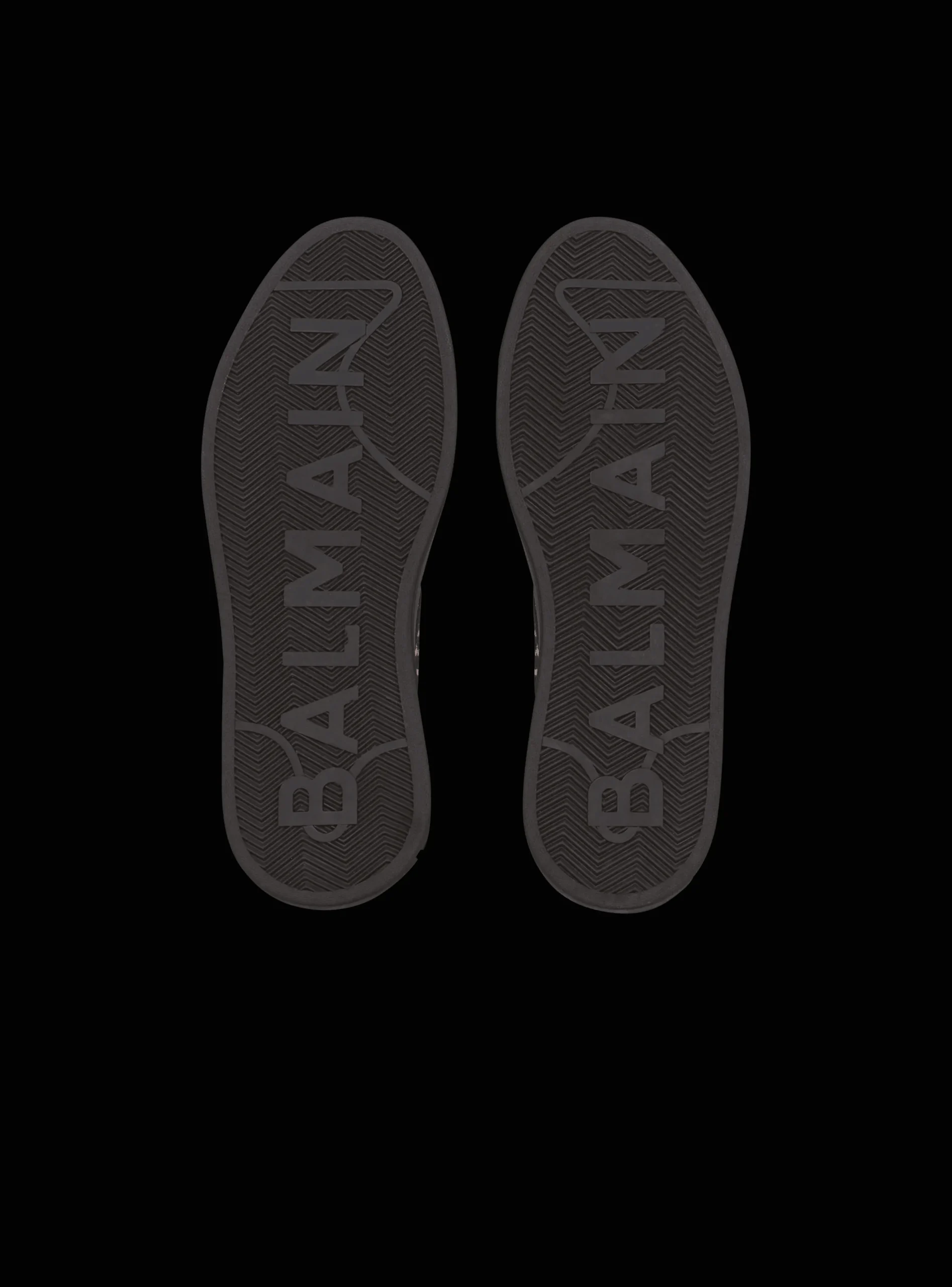 Monogram Jacquard B-Court High-top Sneakers-Balmain Flash Sale