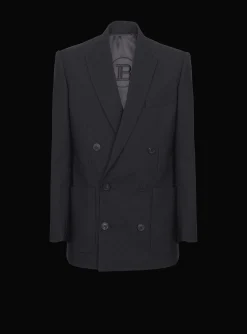 Monogram Jacquard Blazer-Balmain Store