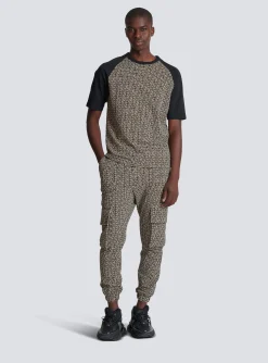 Monogram Jacquard Cargo Joggers-Balmain Online