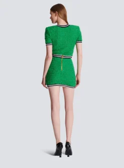 Monogram Knit Skirt-Balmain Discount