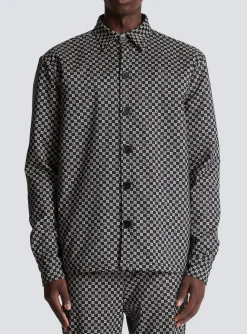 Monogram Nylon Overshirt-Balmain Shop