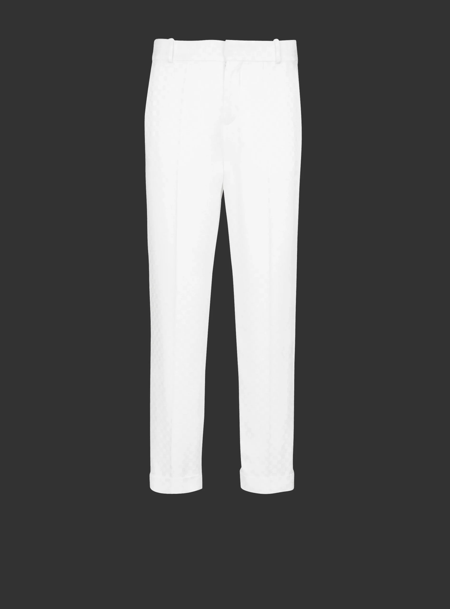 Monogram Satin Trousers-Balmain Outlet