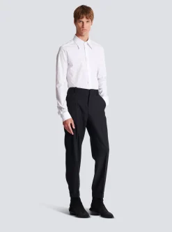 Monogram Wool Trousers-Balmain Hot
