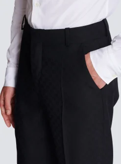 Monogram Wool Trousers-Balmain Hot