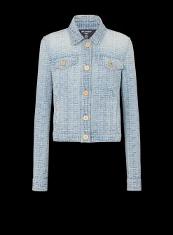 Monogrammed Denim Jacket-Balmain Hot