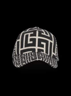 Monogrammed Jacquard Cap-Balmain Clearance