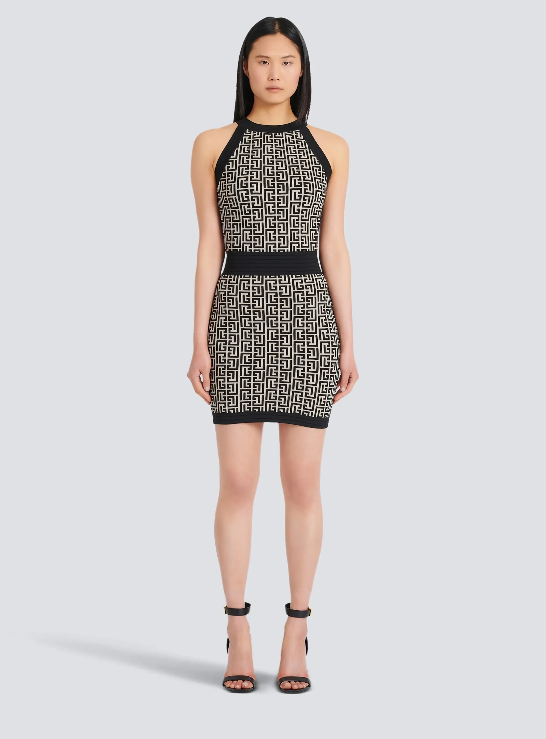 Monogrammed Knit Dress-Balmain Best Sale