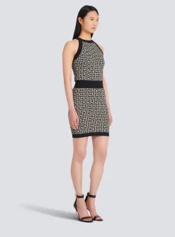 Monogrammed Knit Dress-Balmain Best Sale
