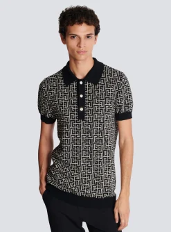 Monogrammed Polo Shirt-Balmain Clearance