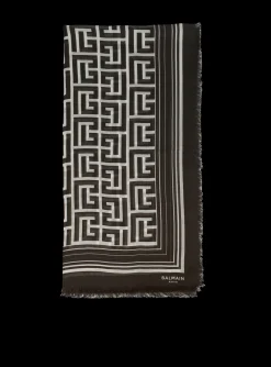 Monogrammed Scarf-Balmain Flash Sale