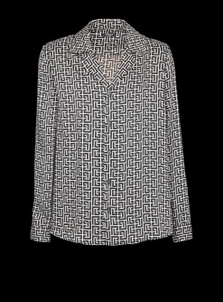 Monogrammed Shirt-Balmain Best Sale