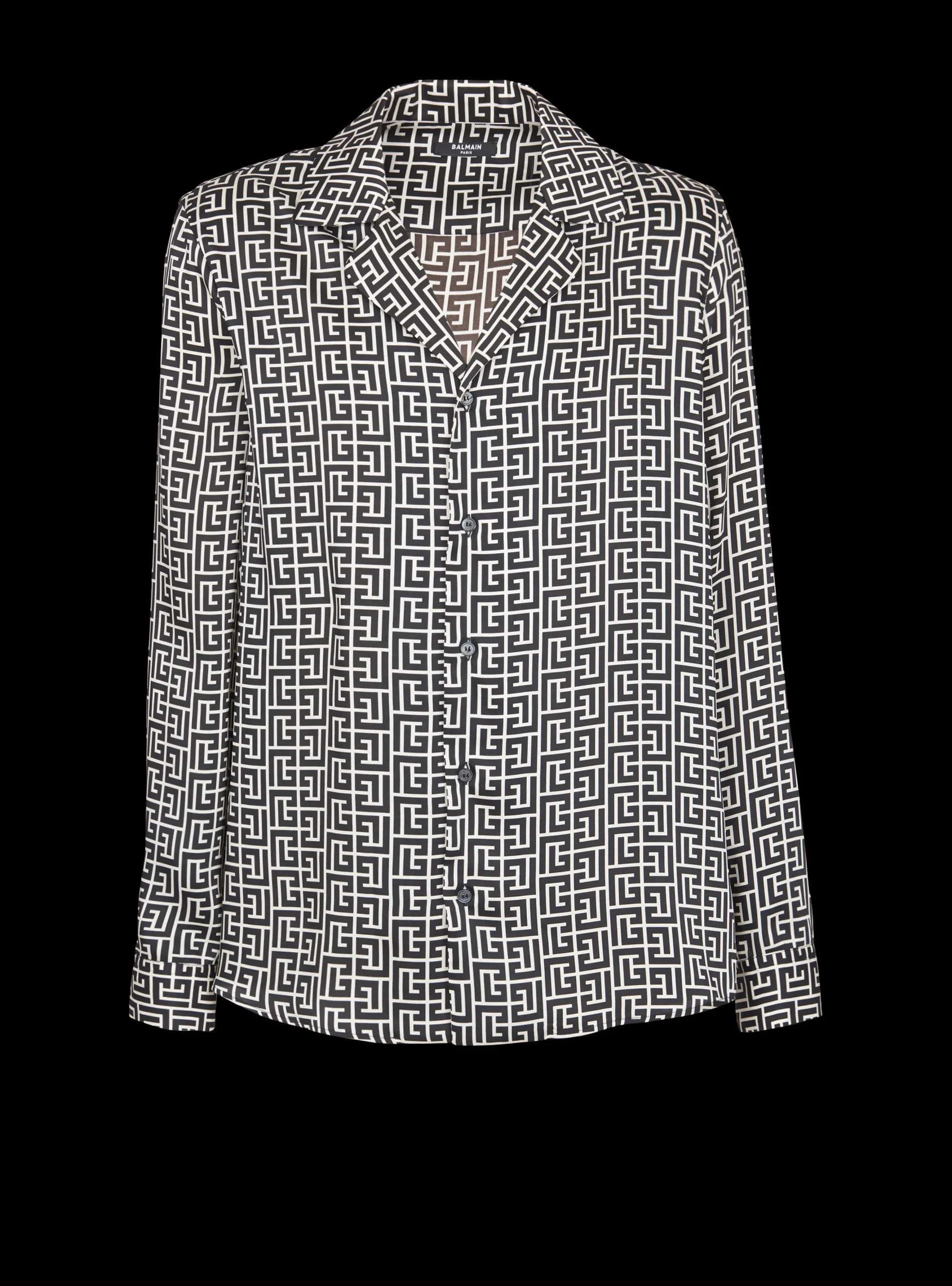 Monogrammed Shirt-Balmain Best Sale
