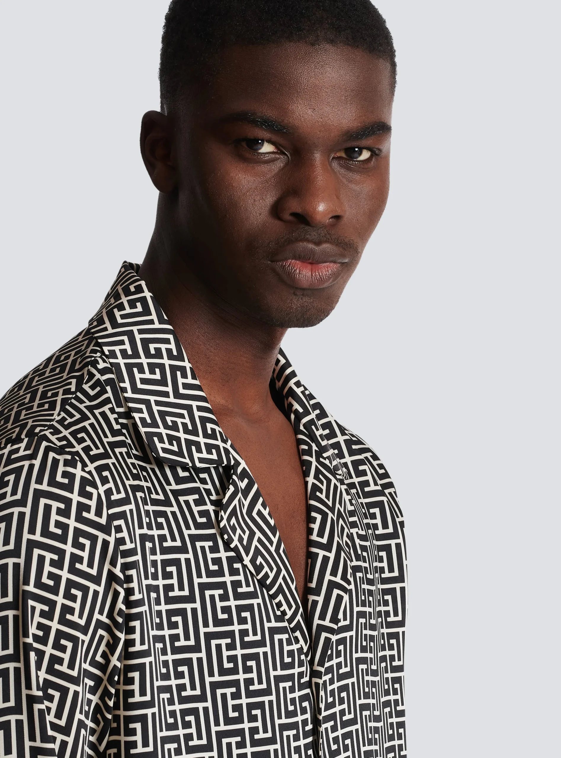 Monogrammed Shirt-Balmain Best Sale