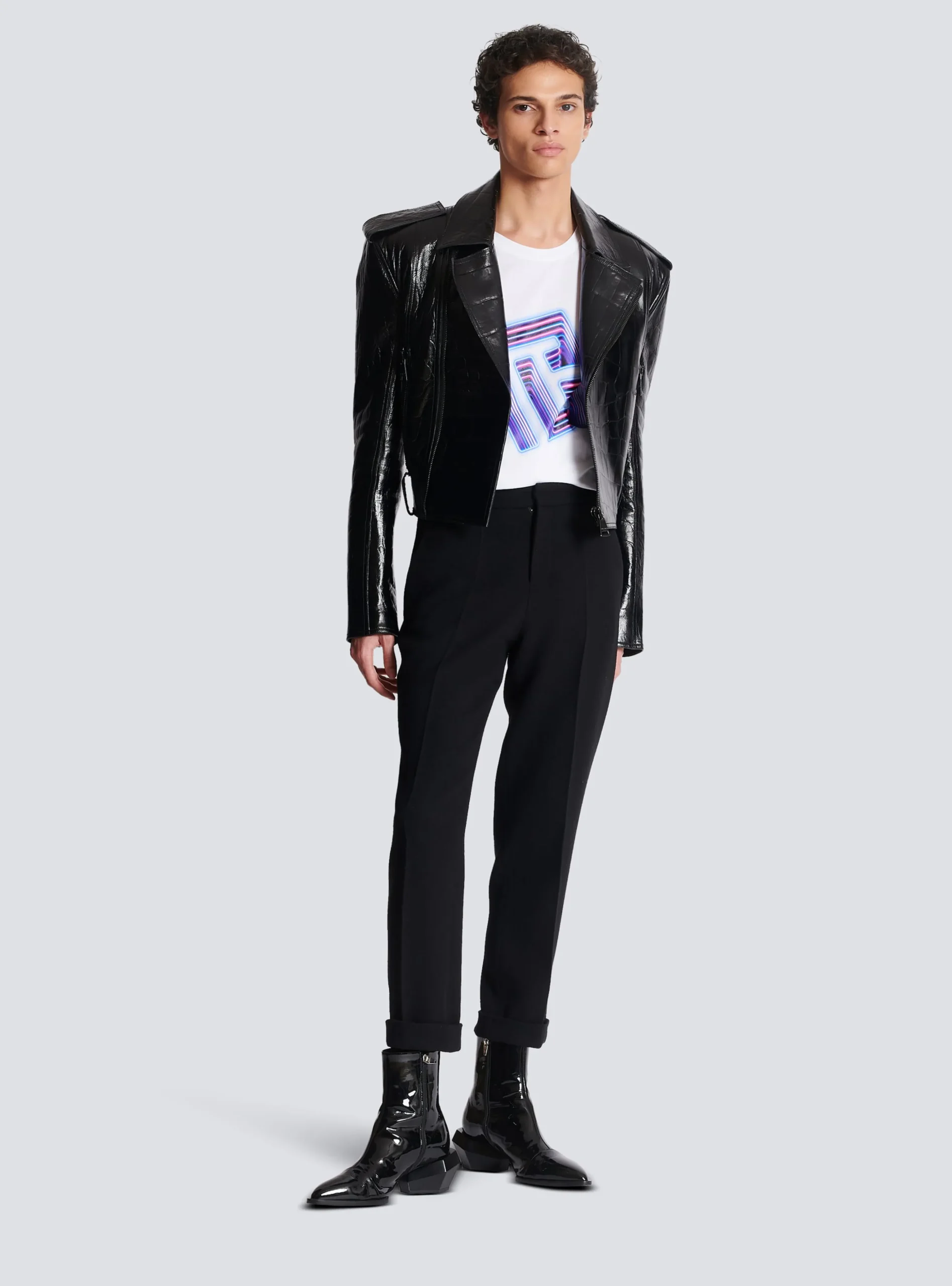 Neon Logo T-shirt-Balmain New