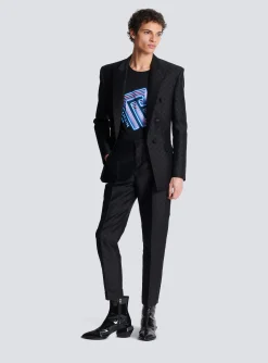 Neon Logo T-shirt-Balmain Online