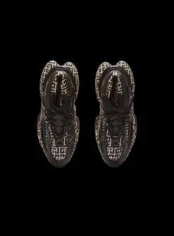 Neoprene And Leather Unicorn Low-top Sneakers-Balmain Discount