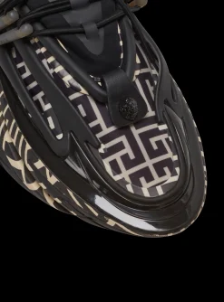 Neoprene And Leather Unicorn Low-top Sneakers-Balmain Discount