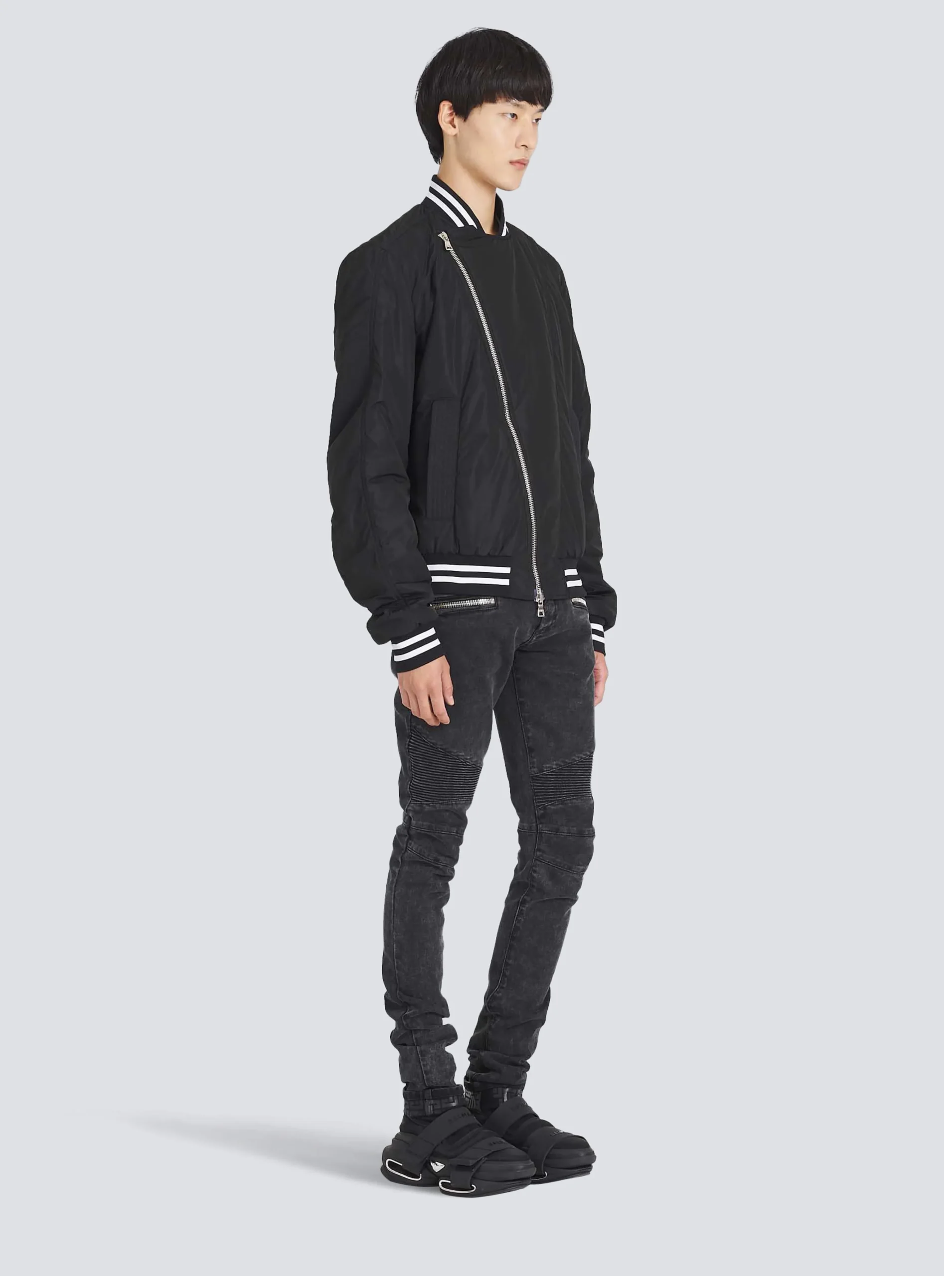 Nylon Bomber Jacket-Balmain Best