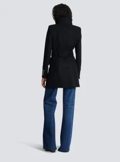 Officer Coat With Belt-Balmain Best Sale