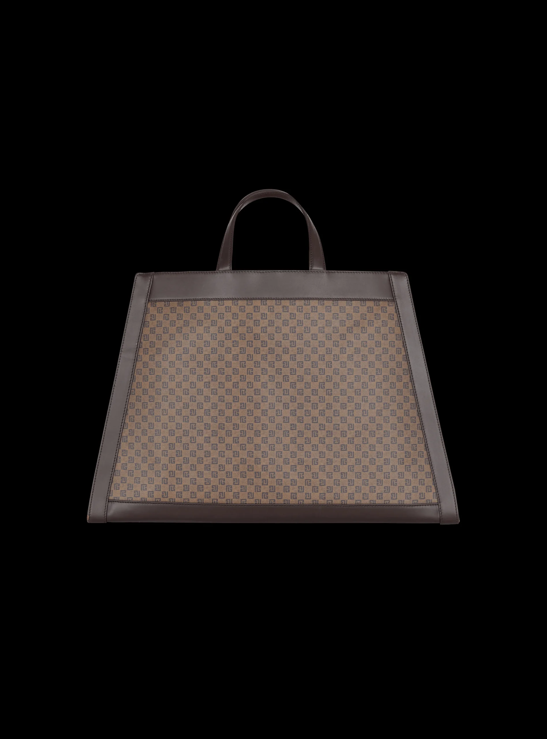 Olivier's Cabas In Canvas And Leather-Balmain Cheap