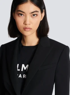 One-button Wool Blazer-Balmain Clearance