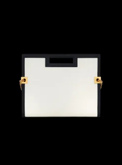 Oversized Black And Leather 1945 Heritage Clutch Bag-Balmain Cheap