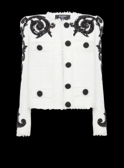 Paisley Tweed Jacket-Balmain Fashion