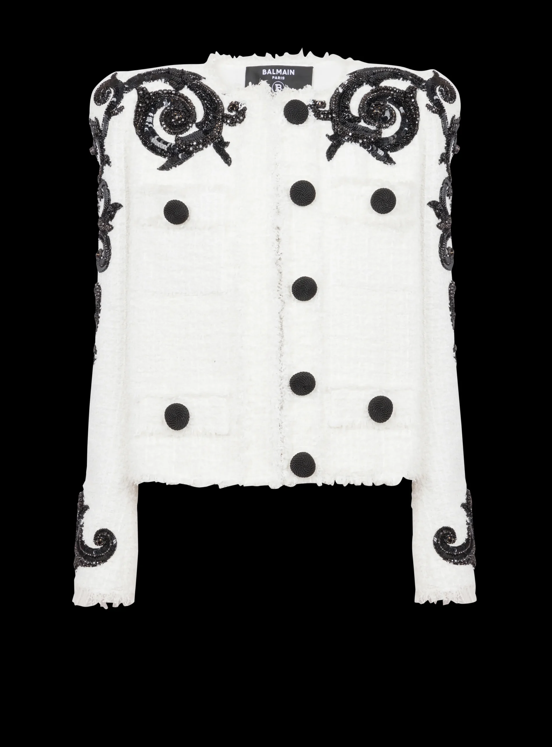 Paisley Tweed Jacket-Balmain Fashion