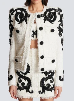 Paisley Tweed Jacket-Balmain Fashion