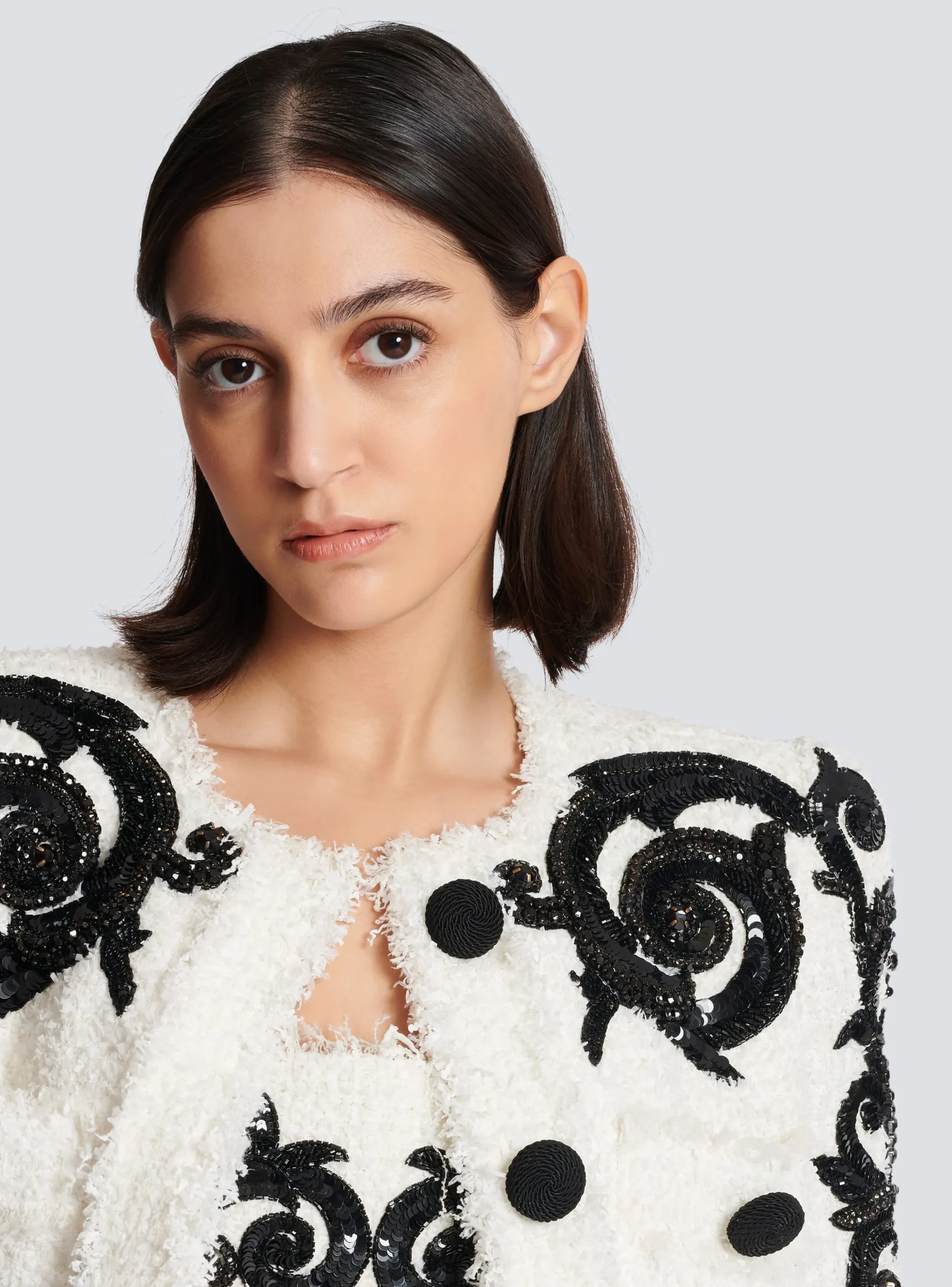 Paisley Tweed Jacket-Balmain Fashion
