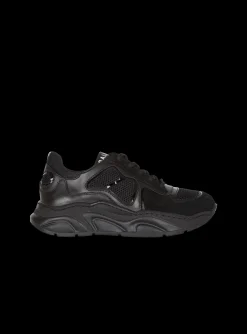 Patent Leather And Suede Trainers-Balmain Discount