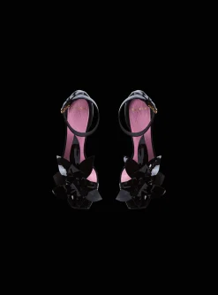Patent Leather Ruby Pumps With Flower Detail-Balmain Best Sale