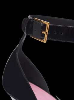 Patent Leather Ruby Pumps With Flower Detail-Balmain Best Sale