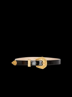 Patent Leather Western Belt-Balmain Hot