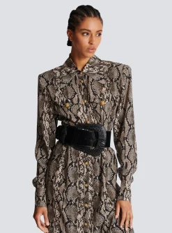 Patent Leather Western Belt-Balmain Best