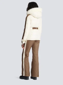 PB Down Jacket With Belt-Balmain Shop