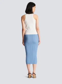 PB Embroidered Tank Top-Balmain Cheap