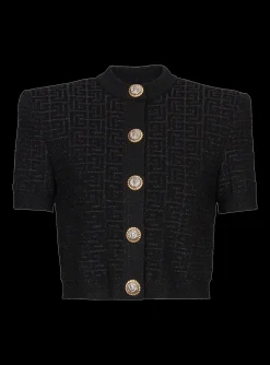 PB Labyrinth Knit Cardigan-Balmain Clearance