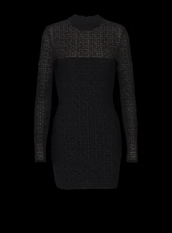 PB Labyrinth Knit Dress-Balmain Hot