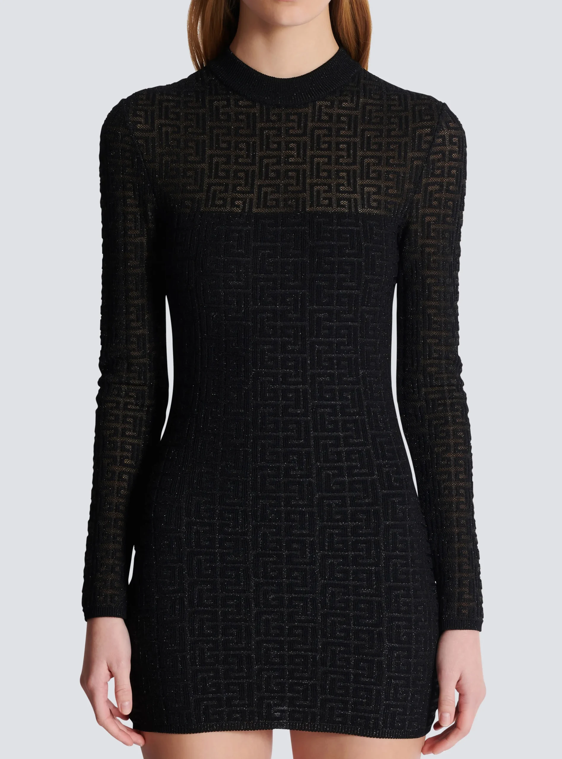 PB Labyrinth Knit Dress-Balmain Hot