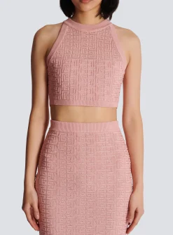 PB Labyrinth Knit Top-Balmain Shop