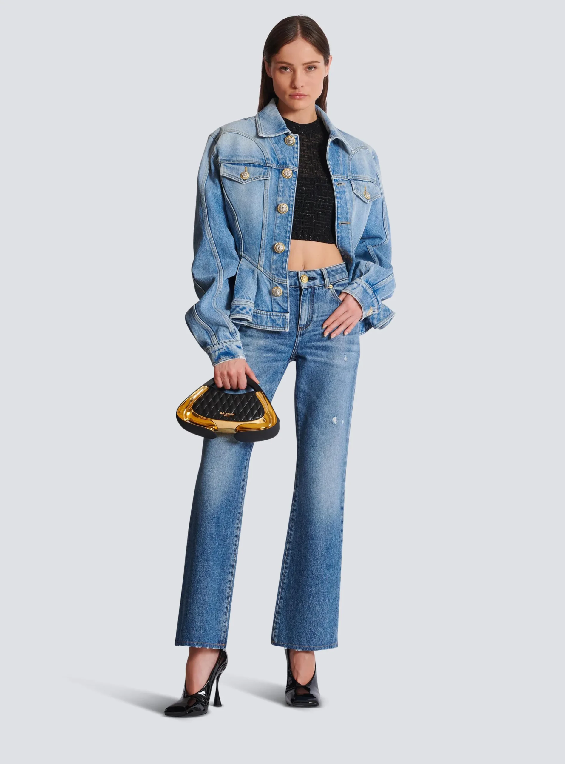PB Labyrinth Knit Top-Balmain Flash Sale