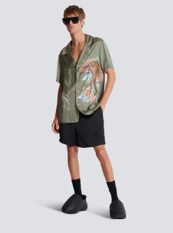 PB Signature Satin Shorts-Balmain Hot
